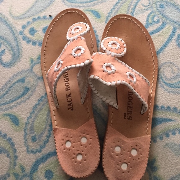 Jack Rogers Pink Suede Navajo