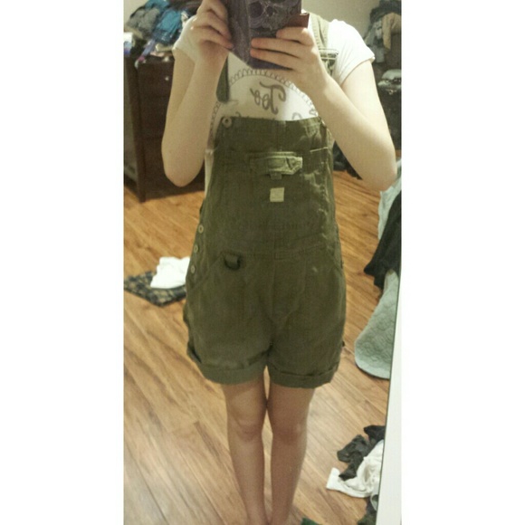 Green overalls