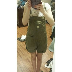 Green overalls