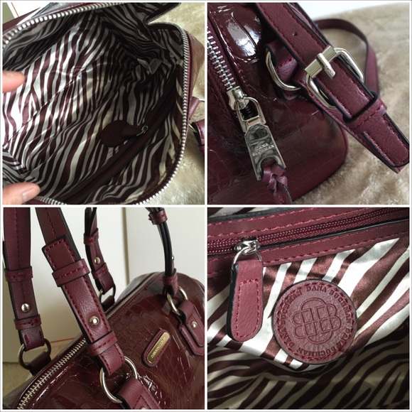 Sold-- Authentic Dana Buchman's Mini Satchel Bag - Picture 4 of 4