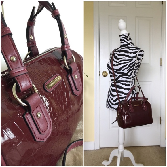 Sold-- Authentic Dana Buchman's Mini Satchel Bag - Picture 2 of 4