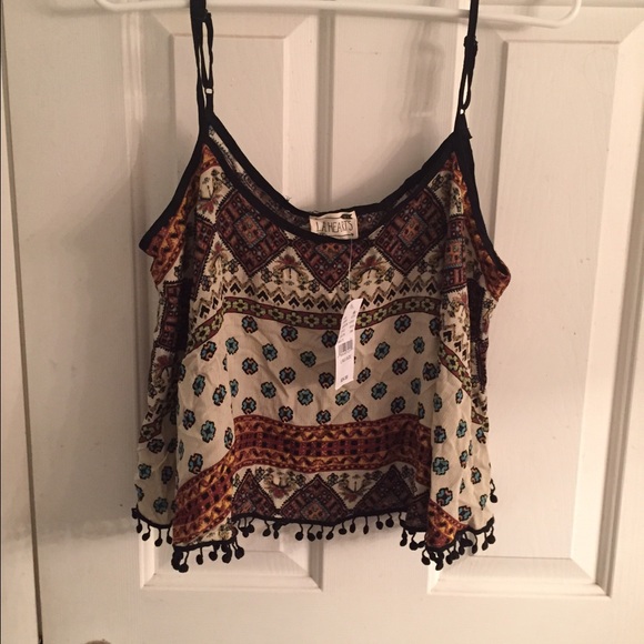 NWT Fringe Loose Top