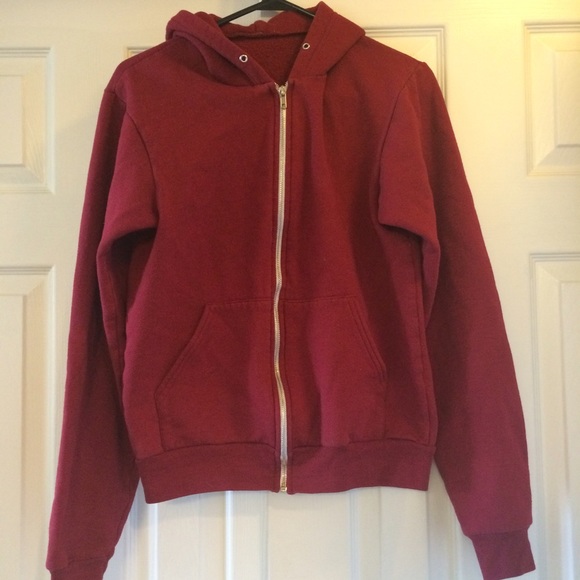 American Apparel Fleece Zip Hoodie