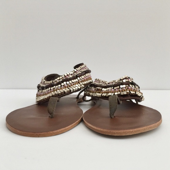 aldo brown sandals aldo aldo brown sandals w beaded ankle cuffs from aldo brown sandals aldo aldo brown sandals w beaded ankle cuffs from