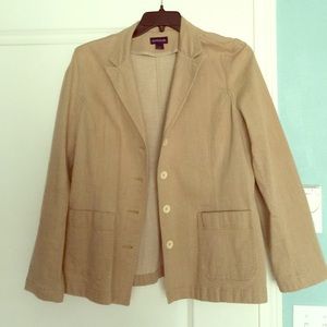 Tan Ann Taylor blazer