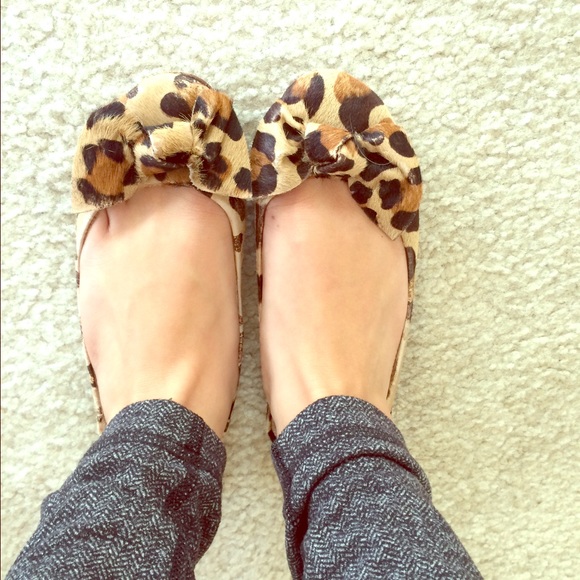 6.5 Steve Madden leopard flats