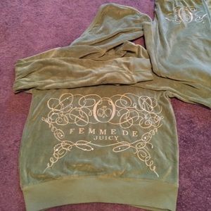 Juicy Couture velour suit