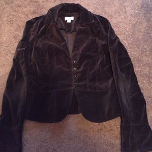 Velvet black blazer/jacket