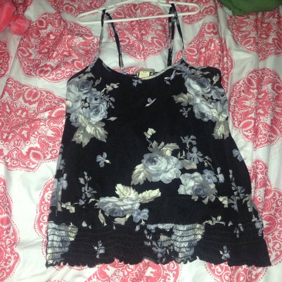 Cute summer grey and white tank