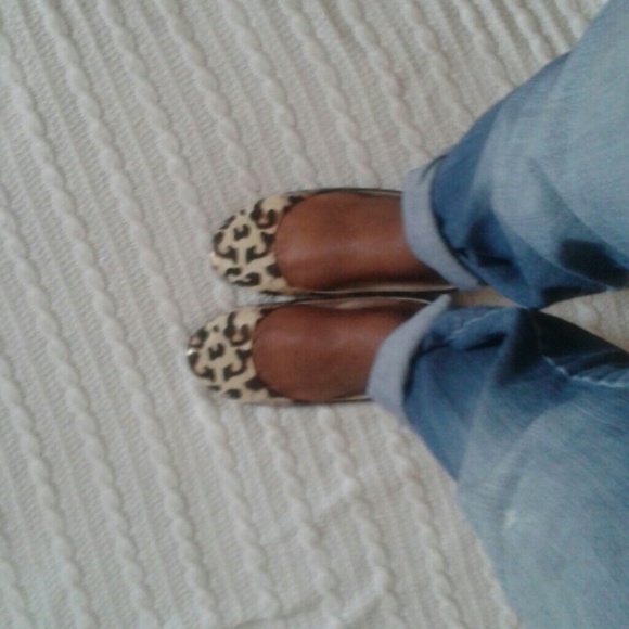 Leopard print ballet shoes - Picture 1 of 2