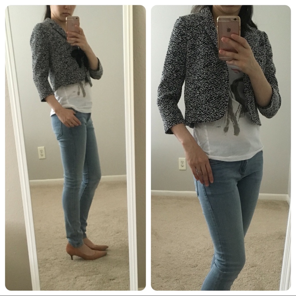Marbled Tweed Ribbon Jacket - Picture 4 of 4