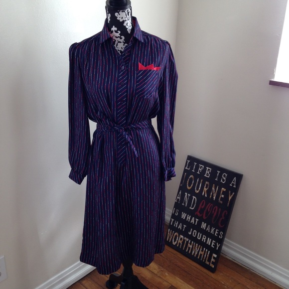 Vintage 70's shirt Dress