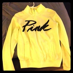 🌟VS Pink half zip sweatshirt🌟