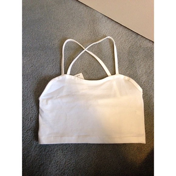 Bundle of 2 Cross Back Crop Tops
