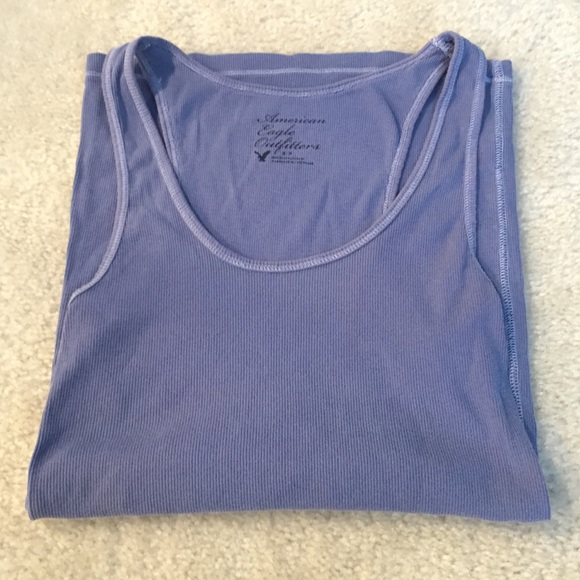 American Eagle light blue racerback tank