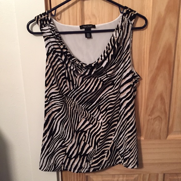 WHBM animal print top
