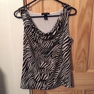 WHBM animal print top