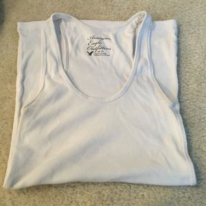 American Eagle white racerback tank