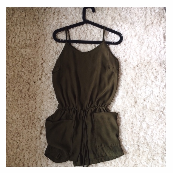 Olive Green Romper