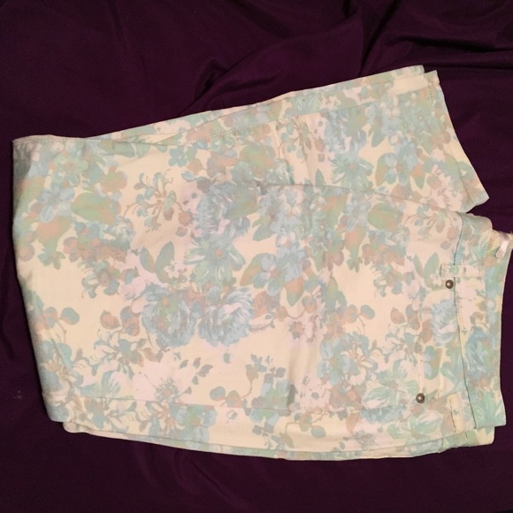 Lauren Conrad floral jeans.