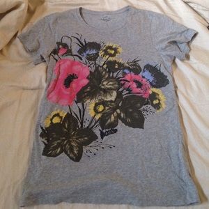J. Crew Floral Collector Tee Size Medium