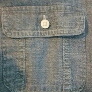 J CREW MEDIUM WASH PERFECT SHIRT SZ SM