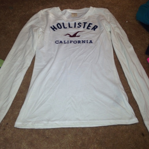 White Hollister Long Sleeve