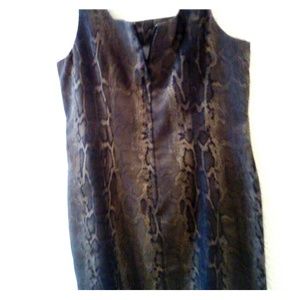 Snake skin print Dress