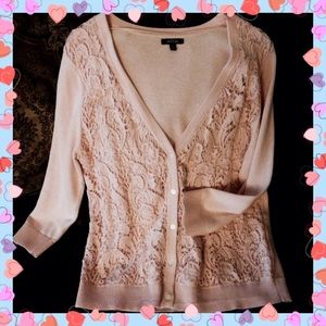 Peach Cardigan Sweater