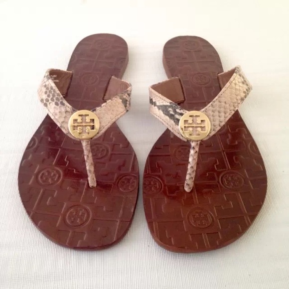 🚫🚫SOLD🚫🚫TORY BURCH Thora Roccia Python Print - Picture 3 of 4