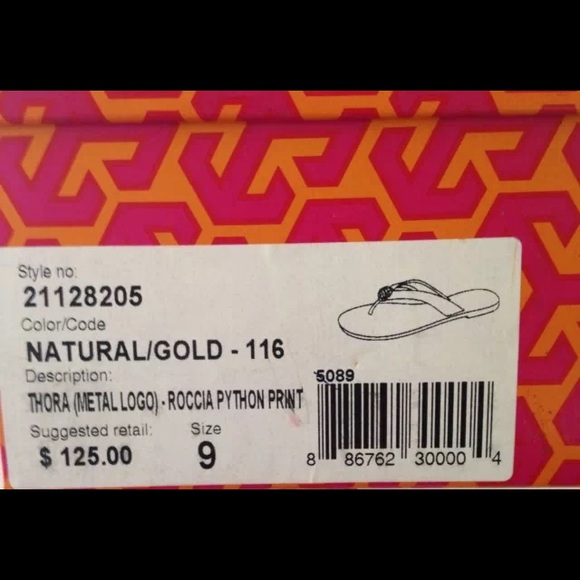 🚫🚫SOLD🚫🚫TORY BURCH Thora Roccia Python Print - Picture 4 of 4