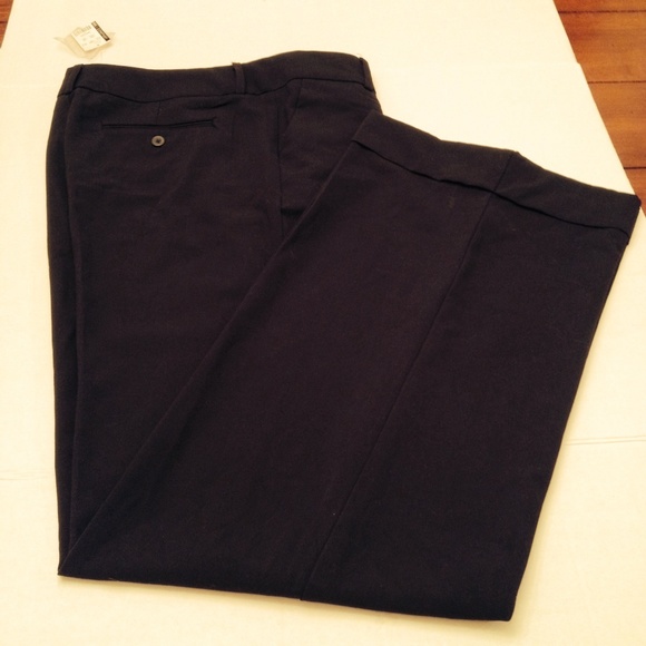 NY&CO Black Slacks Pants Sz 10 Tall