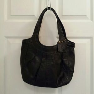 SOLD!!! Authentic Coach Black Leather Bag