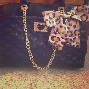 Betsey Johnson Black purse!