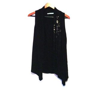 Fun rocker vest with silver detailing