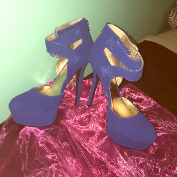 Blue heels