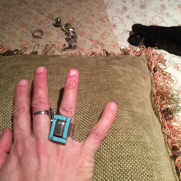 Sterling silver turquoise ring