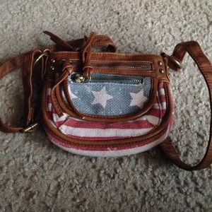 American Flag Mini Satchel