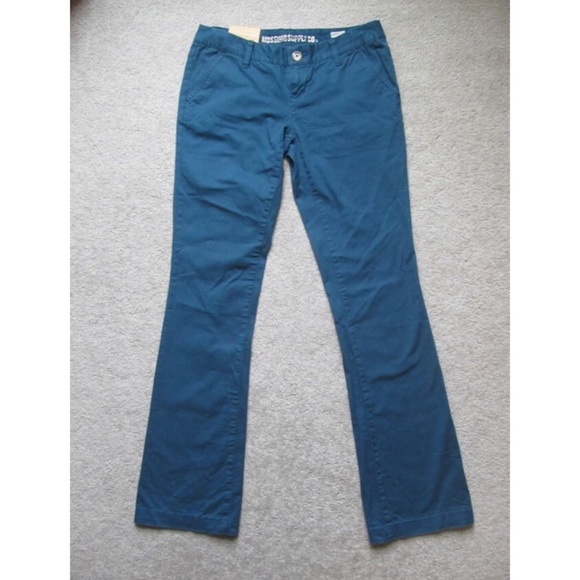 Teal Bootcut Pants, Mossimo Supply Co, Size 3