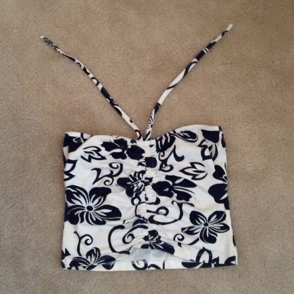 Cropped Hawaiian top