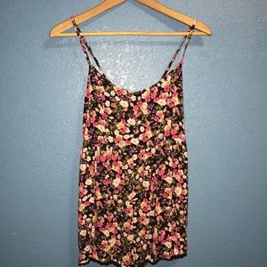 Floral patterned romper