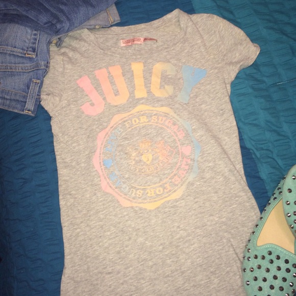 JUICY short sleeved gray tshirt