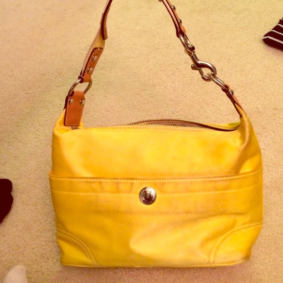 Coach Purse! Yellow