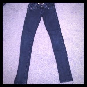 Hollister skinny jean in navy blue