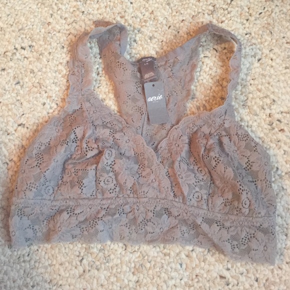 Stone gray Racerback bralette