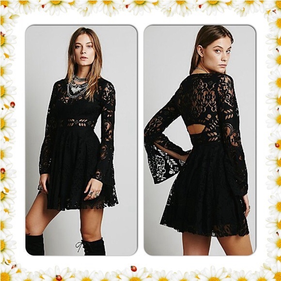 Free People Dresses & Skirts - FREE PEOPLE LACE LOVERS DRESS NWT$148 SIZE 4