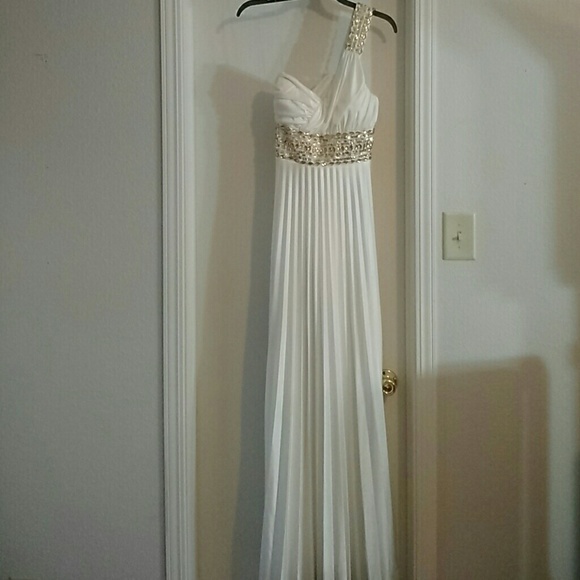 White Prom Dress - Picture 4 of 4