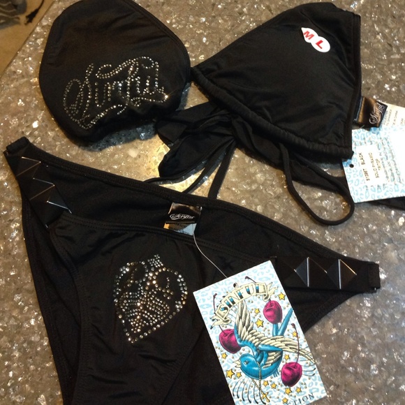 Very Sexy Black Sinful string bikini