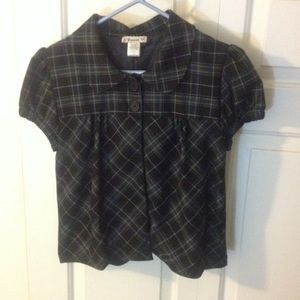 Half-sleeved cardigan