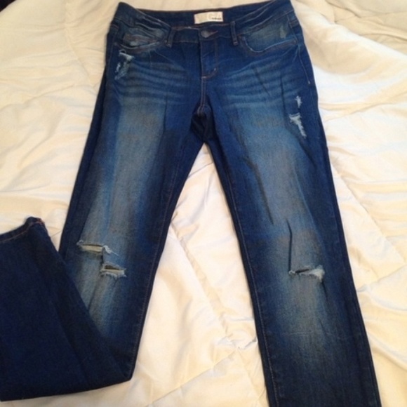 Garage high waist distressed jegging - Picture 1 of 4